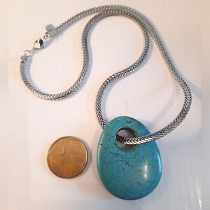 Turquoise Pendant Necklace